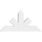 Ekena Millwork Saratoga Architectural Grade PVC Gable Bracket, 48"W x 24"H x 4"D x 6"F, 12/12 Pitch GBP048X24X0406SAR00 - alternate 5
